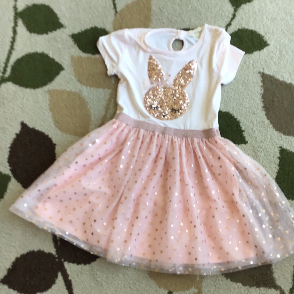 Pink bunny dress!